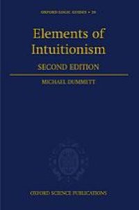 cover of the book Elements of intuitionism