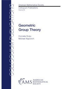 cover of the book Geometric group theory