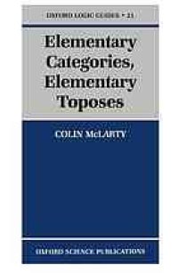 cover of the book Elementary categories, elementary toposes