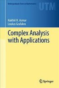 cover of the book Complex analysis with applications