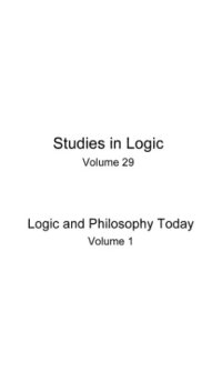 cover of the book Logic and philosophy today, vol.1