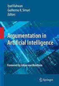 cover of the book Argumentation in artificial intelligence