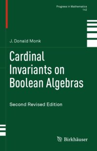 cover of the book Cardinal Invariants on Boolean Algebras: Second Revised Edition