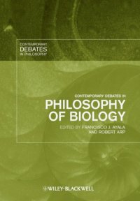 cover of the book Contemporary debates in philosophy of biology