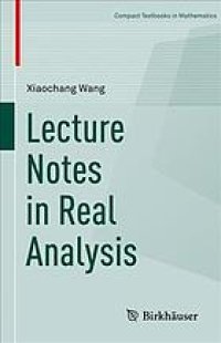 cover of the book Lecture notes in real analysis