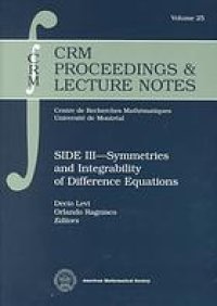 cover of the book SIDE III - Symmetries and integrability of difference equations