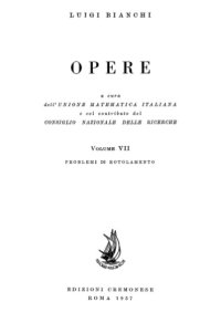 cover of the book Opere. Vol.7. Problemi di rotolamento