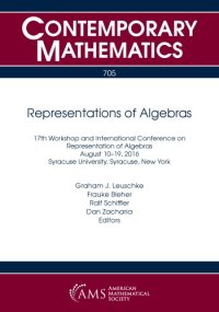 cover of the book Representations of algebras