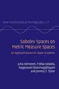 cover of the book Sobolev spaces on metric measure spaces