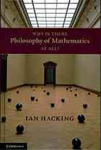 cover of the book Why is there philosophy of mathematics at all