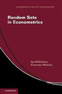 cover of the book Random sets in econometrics