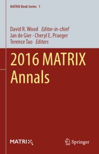 cover of the book 2016 MATRIX Annals