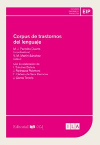 cover of the book Corpus de trastornos del lenguaje