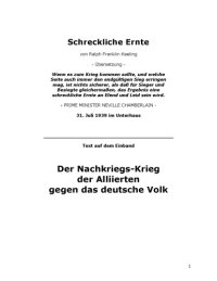 cover of the book Schreckliche Ernte