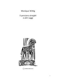 cover of the book Il pensiero straight e altri saggi