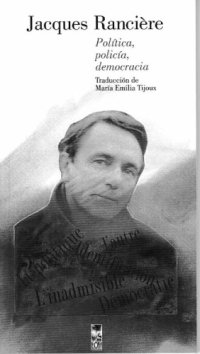 cover of the book Política, policía, democracia