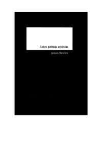 cover of the book Sobre políticas estéticas