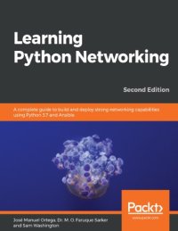 cover of the book Learning Python Networking