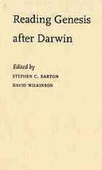 cover of the book Reading Genesis after Darwin