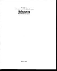 cover of the book Refactoring : kódjavítás újratervezéssel