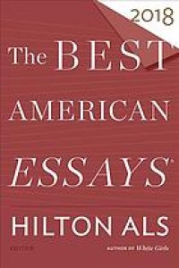 cover of the book The Best American Essays 2018.