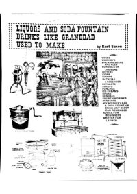 cover of the book Liquors and Soda Fountain Drinks Like Grandad Used to Make