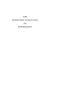 cover of the book The Scientific Evolution of Psychology