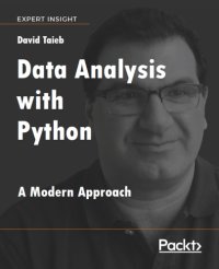 cover of the book Data analysis with Python : a modern approach