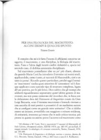 cover of the book Per una filologia del macrotesto