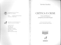 cover of the book Crítica e Crise: Uma Contribuição à Patogênese do Mundo Burguês