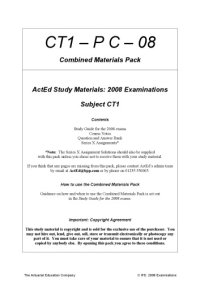 cover of the book Financial Mathematics CT1