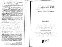 cover of the book Edmund Burke - redescobrindo um gênio