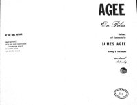 cover of the book Agee on Film