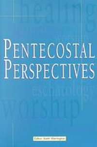 cover of the book Pentecostal perspectives