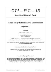 cover of the book Financial Mathematics CT1