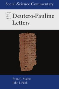 cover of the book Social-Science Commentary on the Deutero-Pauline Letters