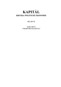 cover of the book Kapitál