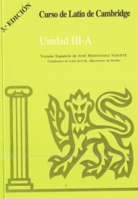 cover of the book Curso de latín de Cambridge. Unidad III-A