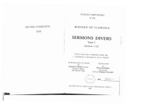 cover of the book Sermons divers (sermons 1-22)