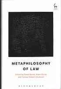 cover of the book Metaphilosophy of law