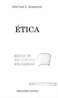 cover of the book Ética