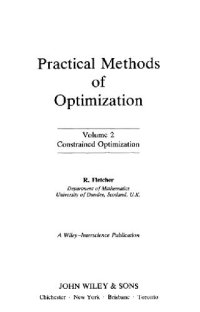 cover of the book Practical Methods of Optimization: Constrained Optimization (v. 2)