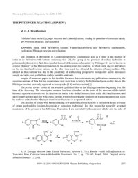 cover of the book R (The Pfitzinger reaction)