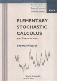 cover of the book Elementary Stochastic Calculus With Finance in View