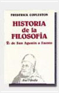 cover of the book Historia de la filosofía: Vol. 2 De San Agustín a Escoto