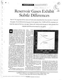 cover of the book Reservoir gases exhibit subtle differences