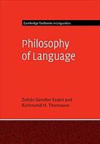 cover of the book Philosophy of Language