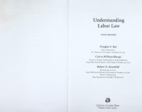 cover of the book Understanding Labor Law