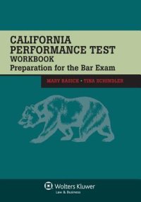 cover of the book California Performance Test Workbook: Preparation for the Bar Exam