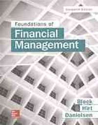 cover of the book Foundations of financial management